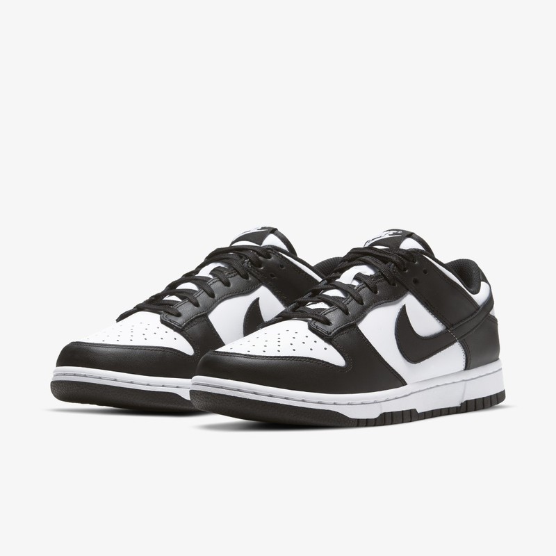 black and white dunk low nike